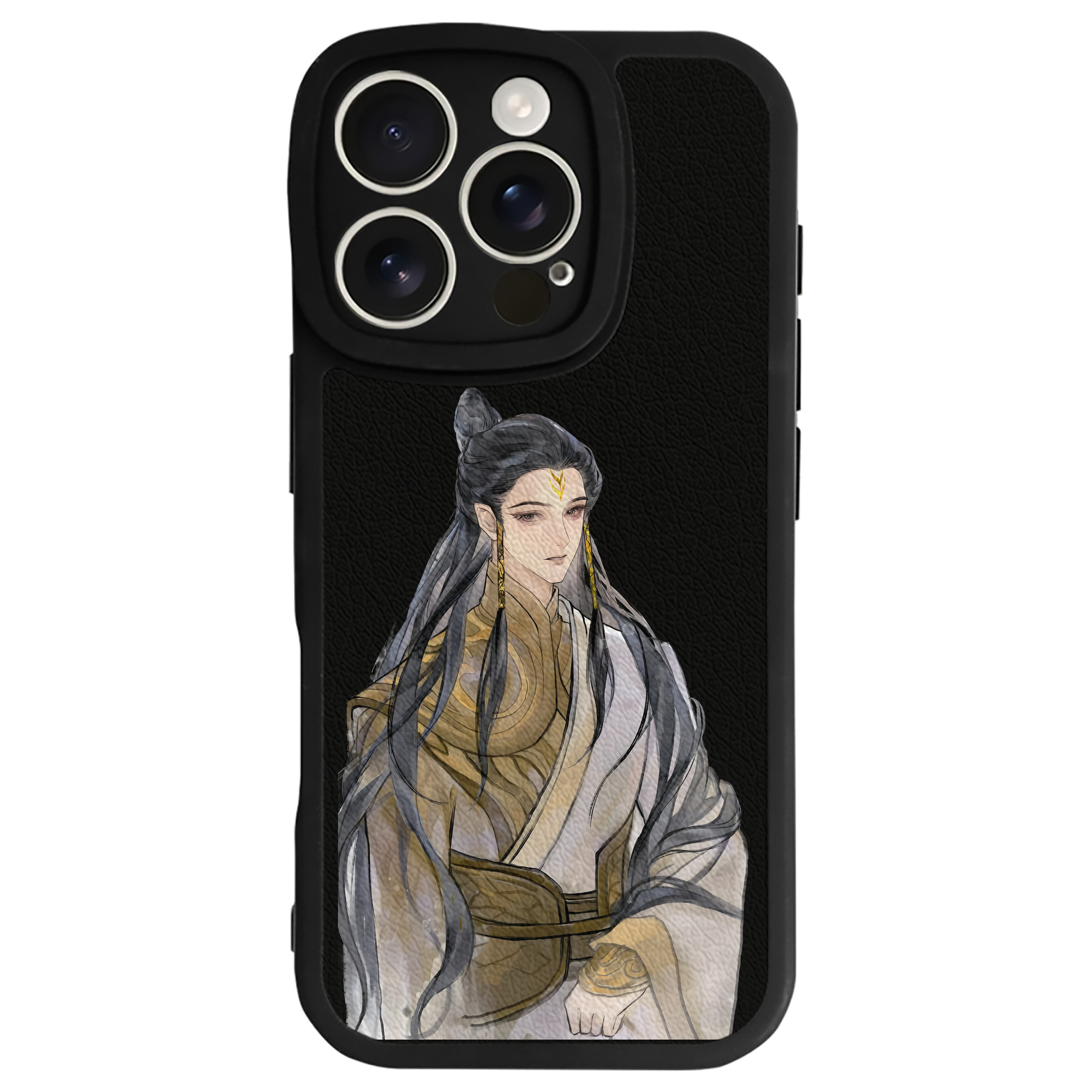 （画像用） Ne Zha 2 ナタ 魔童の大暴れ 【iPhone 16シリーズ対応】シリコンスマホケース（レザー調） 材質：シリコン